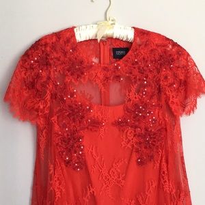 Lace dress by Marchesa Notte